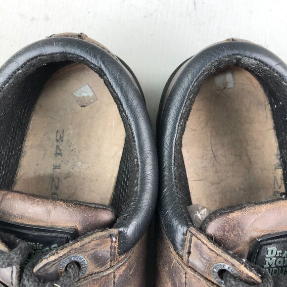 Dr. Martens ENGLAND VTG Mens Size US 8 Brown Leather Industrial Work Shoes 8933 - Picture 13 of 15